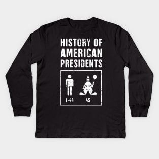 United States Presidents | Funny American History Teacher Kids Long Sleeve T-Shirt